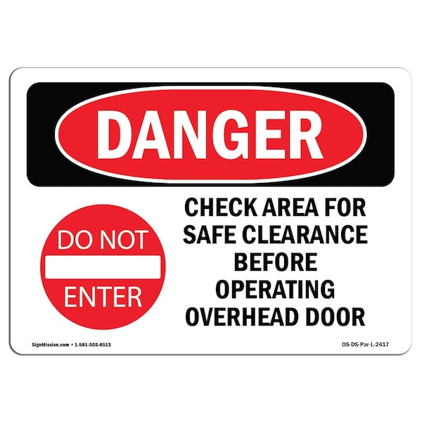 Safety Sign, OSHA Danger, 7" Height, 10" Width, Aluminum, Chemical Spray In Progress, Landscape